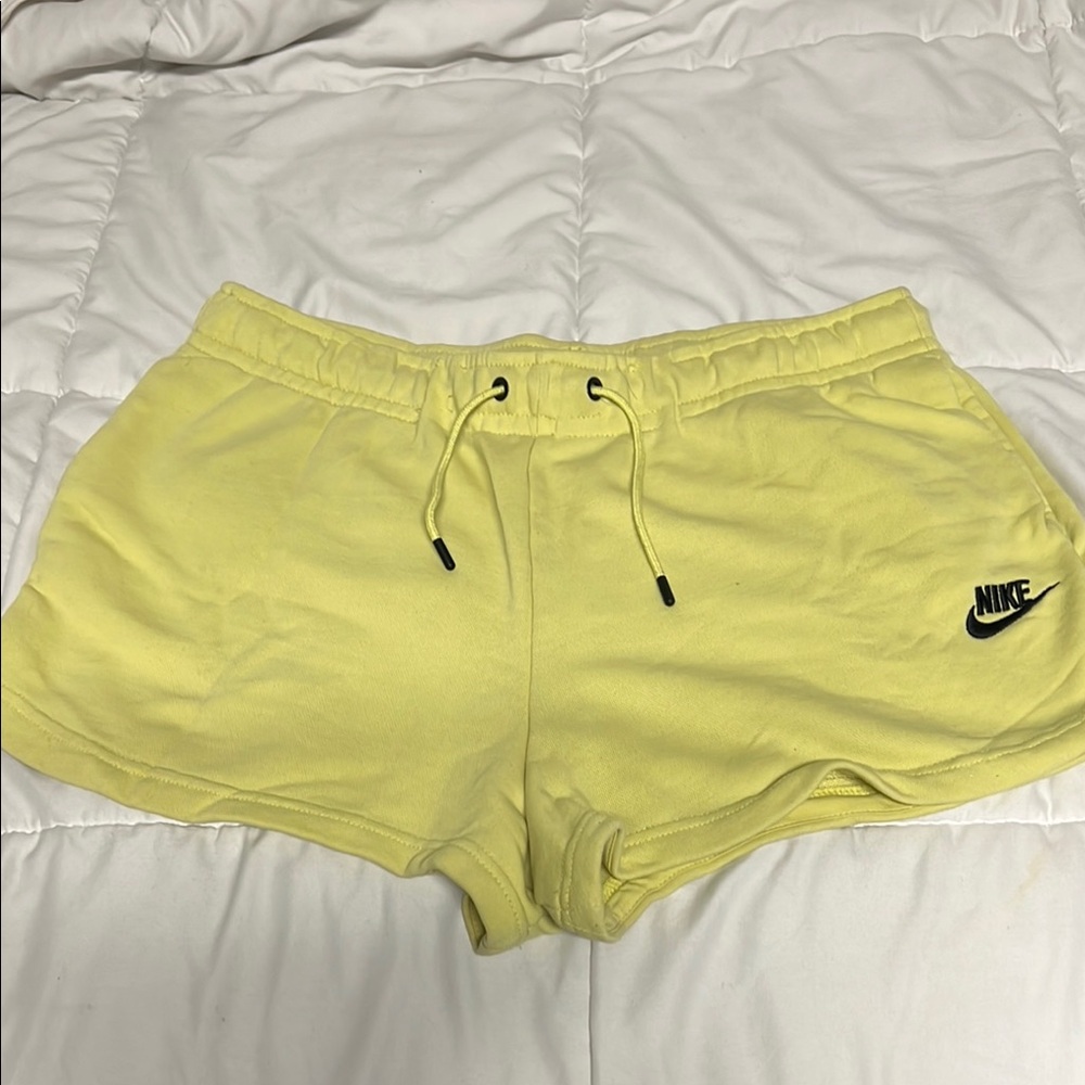 Nike Women's Yellow Shorts